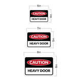 Classic Framed Plus Caution Heavy Door Door or Wall Sign | Workplace Health and Safety Warning Signage