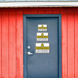 Classic Framed Plus Confined Space – Entry Requires Safety Equipment Door or Wall Sign | Miscellaneous Warning Signs - Industrial & Construction