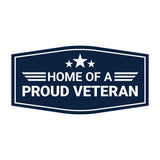 Signs ByLITA Fancy Home of a Proud Veteran Easy Installation | Honor Veterans with Military Signs | US Pride | Businesses and Homes Wall or Door Sign
