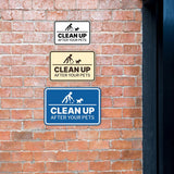 Signs ByLITA Classic Framed Clean up After Your Pets Wall or Door Sign