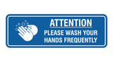 Standard Attention Please Wash Your Hands Sign
