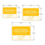 Classic Framed Plus Do Not Touch Sterile Equipment Without Gloves Door or Wall Sign | Hygiene and Safety Signage
