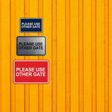 Signs ByLITA Classic Framed Please Use Other Gate Wall or Door Sign