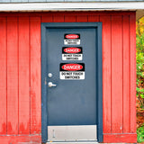 Classic Framed Plus Danger Do Not Touch Switches Door or Wall Sign | Health & Safety Signage