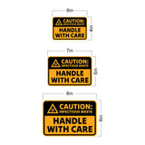 Classic Framed Plus Caution: Infectious Waste – Handle With Care Door or Wall Sign | Miscellaneous Warning Signs - Industrial & Construction