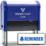 Vivid Stamp Reminder Self-Inking Rubber Stamps Teachers And Schools | Motivational Stamps For Children | Re-inkable Ink Pad
