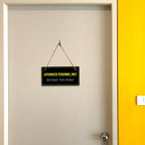 Business & Workplace Decor 5x10 Hanging Plus Wall or Door Sign