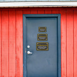 Classic Framed Plus No Trespassing: Violators Will Meet My Security System (And It Bites!) Door or Wall Sign | Home Security