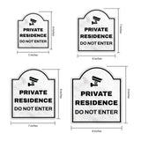 Private Residence Do Not Enter' Headstone - Wall or Door Signs ? Access & Control Sign