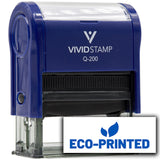 All Quality Eco-Printed Self-Inking Rubber Stamp