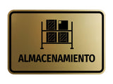 Signs ByLITA Classic Framed Almacenamiento vector Durable Sign | Easy Installation | Elegant Design Wall or Door Sign