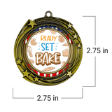 All Quality Stars Ready set Bake Medal | Competition | High Quality Metal Medal - 1st, 2nd, 3rd Place