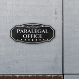 Victorian Plus Paralegal Office Wall or Door Sign | Legal and Courtroom Decoration