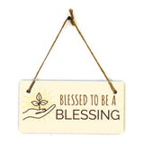 Inspirational and Motivational Religious 5x10 Hanging Plus Wall or Door Sign