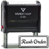 All Quality Rush Order Self-Inking Rubber Stamp | Business and Packaging Stamps