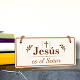 Spanish Inspirational Faith Phrases - 5 x 10" Hanging Signs