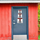 Square Plus Protected By Home Security System Door or Wall Sign | Warning Signage