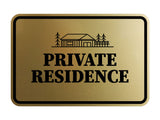 Signs ByLITA Classic Framed Private Residence Wall or Door Sign