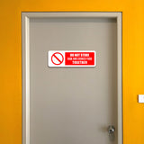 Standard Plus Do Not Store Raw And Cooked Food Together Door or Wall Sign