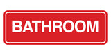 Signs ByLITA Standard Bathroom Wall or Door Sign | Easy Installation | Office & Home Restroom Signage