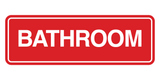Signs ByLITA Standard Bathroom Wall or Door Sign | Easy Installation | Office & Home Restroom Signage