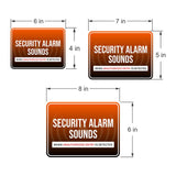Classic Framed Plus Security Alarm Sounds When Unauthorized Entry is Detected Door or Wall Sign | Surveillance & Alarm Systems