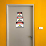 Classic Framed Plus Warning: Arc Flash and Shock Risk Door or Wall Sign | Miscellaneous Warning Signs - Industrial & Construction