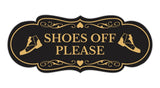 Designer Shoes Off Please (Boots) Wall or Door Sign
