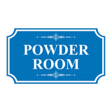 Notched Standard Powder Room Wall or Door Sign