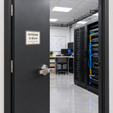 Classic Framed Plus Network & IT Room — Authorized Personnel Only — Wall or Door Sign | Specialist Room - Sign