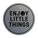 Circle Enjoy Little Things Wall or Door Sign