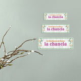 Standard Plus In this House we throw la chancla Door or Wall Sign | Funny Spanish Signs For Stores & Businesses
