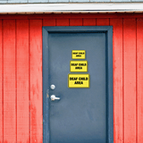 Classic Framed Plus Deaf Child Area Wall or Door Sign | Children Safety Sign