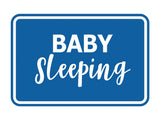 Signs ByLITA Classic Framed Baby Sleeping Wall or Door Sign
