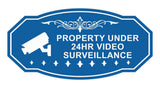 Victorian Property Under 24Hr Video Surveillance (Camera) Wall or Door Sign