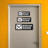 Standard Plus Break Room Wall or Door Sign | Office Public Signage