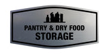 Signs ByLITA Fancy Pantry and Dry Food Storage Decoration Wall or Door Sign
