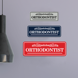Signs ByLITA Standard Orthodontist Tooth Graphic Dentist Office Decor Wall or Door Sign