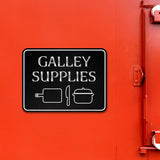Classic Framed Plus Galley Supplies Door or Wall Sign | Boats & Yachts Signage