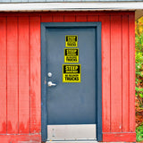 Square Plus Steep Driveway No Delivery Trucks Wall or Door Sign | Health & Safety Warehouse Business Signage