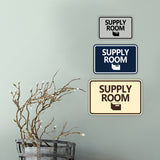 Classic Framed Supply Room Wall or Door Sign