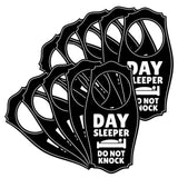 Day Sleeper Do Not Knock Door Hanger | House or Business Door Sign