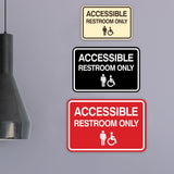 Signs ByLITA Classic Framed Accessible Restroom Wall or Door Sign