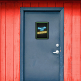 Portrait Round Plus Keep Calm and Game On Wall or Door Sign | Easy Installation | Gaming | Home Decor