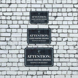 Classic Framed Plus Attention: Leased Hunting Grounds – Respect or Regret Door or Wall Sign | Hunting & Outdoor Decor