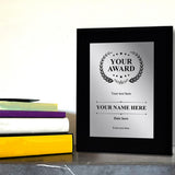 Signs ByLITA Customizable Award Wooden Plaque Award with Easel Stand, Engraved Gift for winners of awards, certificates and achievements