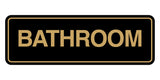 Signs ByLITA Standard Bathroom Wall or Door Sign | Easy Installation | Office & Home Restroom Signage