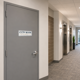 Standard Plus CCTV Room — Authorized Personnel Only — Wall or Door Sign | Specialist Room - Sign