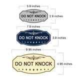 Victorian Do Not Knock Wall or Door Sign