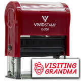 All Quality Visiting Grandma Agenda Planning Stamps